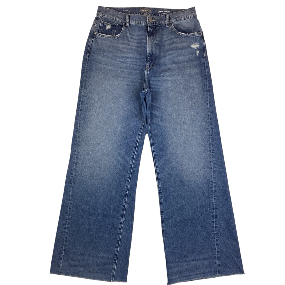 DL1961 Hepburn Wide Leg High Rise Vintage 31” Jeans - Picture 3 of 15
